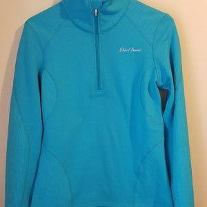 Pearl Izumi long sleeve fleece lined half zip top